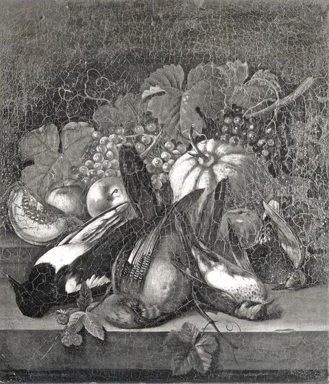 Sotheby's — Correggio Joseph - sec. XIX - Natura morta con frutta e selvaggina — insieme